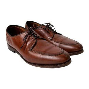 Allen Edmonds LaSalle Brown Leather Mens Lace Up Oxford Dress Shoes Size 8.5 D